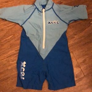 Xcel spf 50 rash guard swim suit